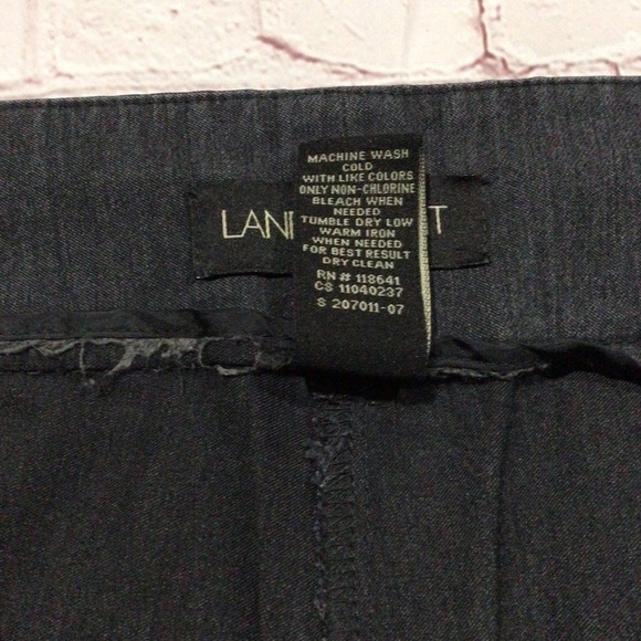 Lane Bryant Charcoal Gray Flat Front Dress Pants - Size 18 - Picture 9 of 9